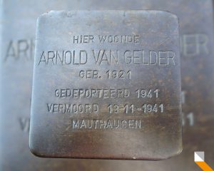 Stolperstein van Arnold van Gelder