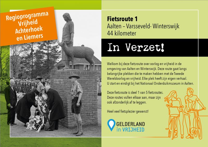 Voorblad fietsroute Vrijheid - Aalten - Varsseveld - Winterswijk